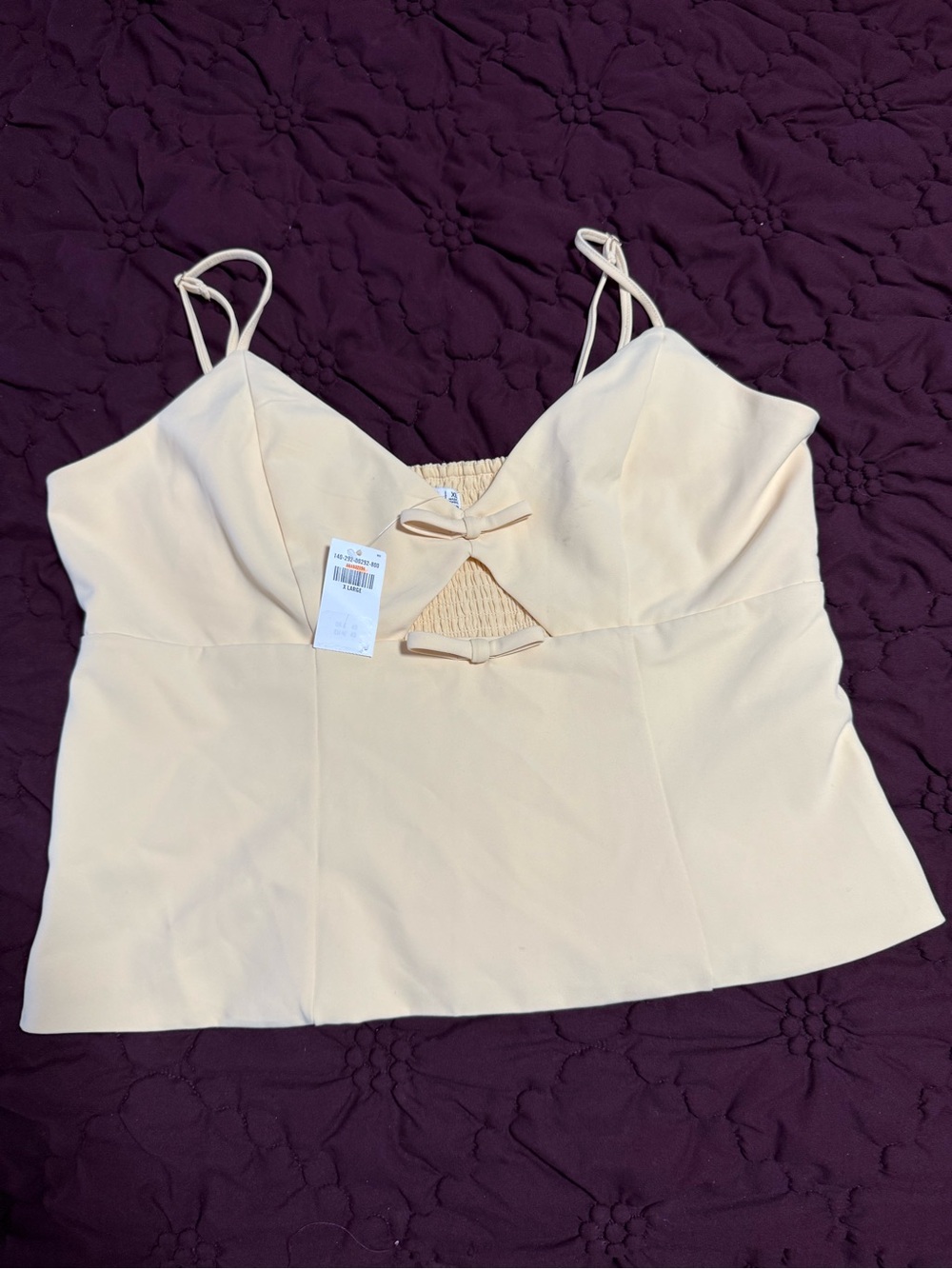 Abercrombie Butter Yellow Top